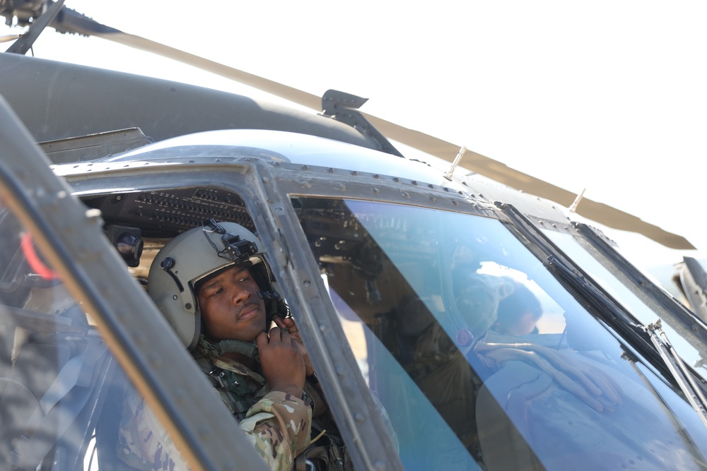 1st Armored Division UH-60 Black Hawk Crews Conduct Aerial Gunnery in Bulgaria
