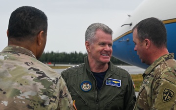 U.S. Indo-Pacific commander visits Alaska in support of Northern Edge 25