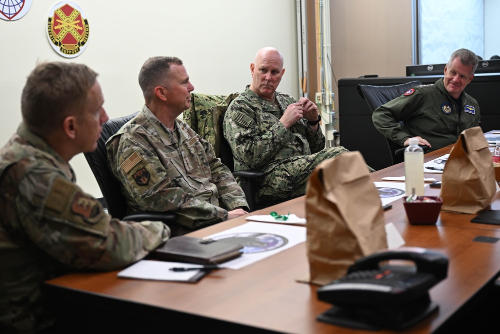 U.S. Admirals and Generals visit Ft. Greely