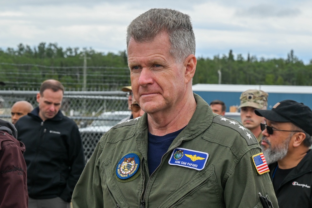 U.S. Admirals and Generals visit Ft. Greely