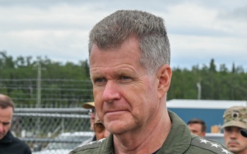 U.S. Admirals and Generals visit Ft. Greely
