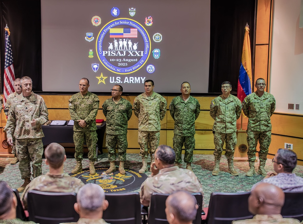 US and Colombian Militaries Conclude PISAJ 21 Program US and Colombian Militaries Conclude PISAJ 21 Program