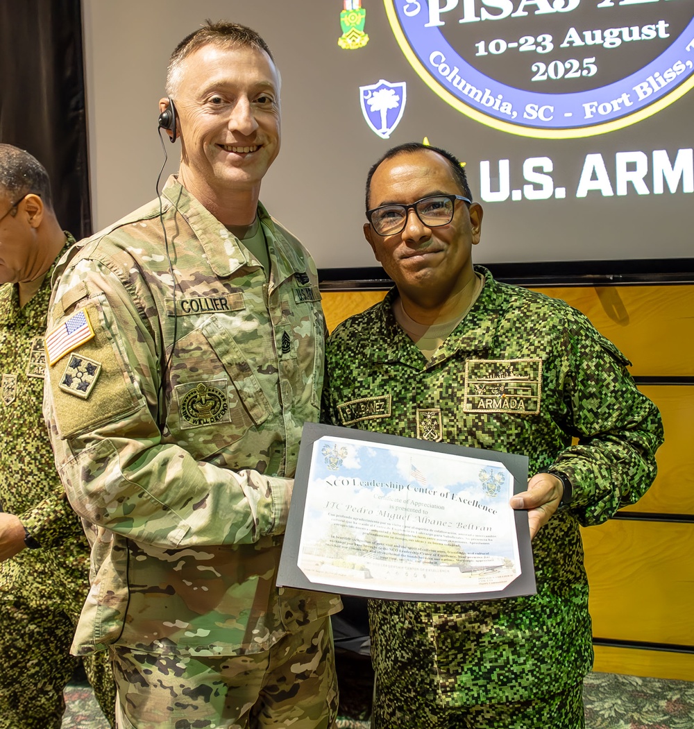 US and Colombian Militaries Conclude PISAJ 21 Program US and Colombian Militaries Conclude PISAJ 21 Program