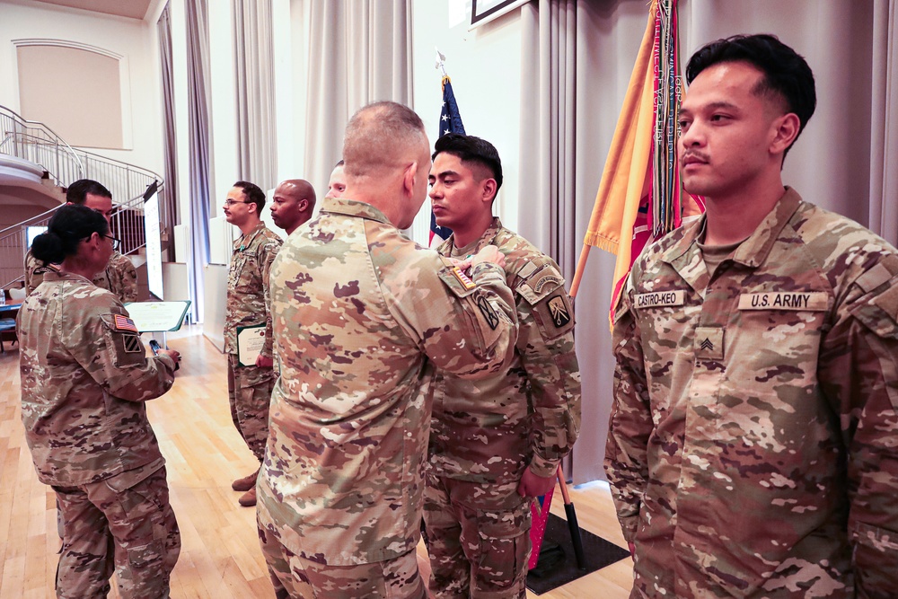 16th Sustainment Brigade Soldiers Rewarded for Excellence