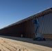 Joint Task Force-Southern Border Marines conduct barrier reinforcement operations