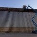 Joint Task Force-Southern Border Marines conduct barrier reinforcement operations