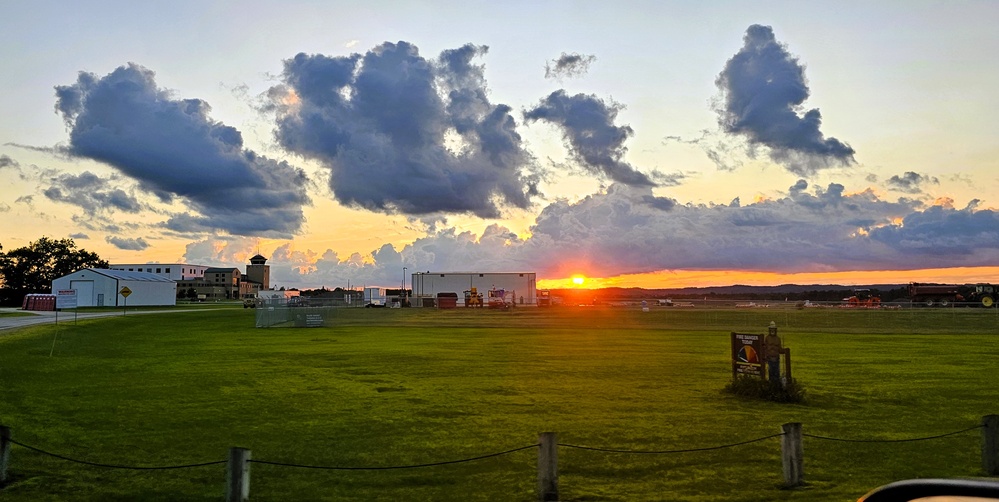 Sunset at Sparta-Fort McCoy Airport