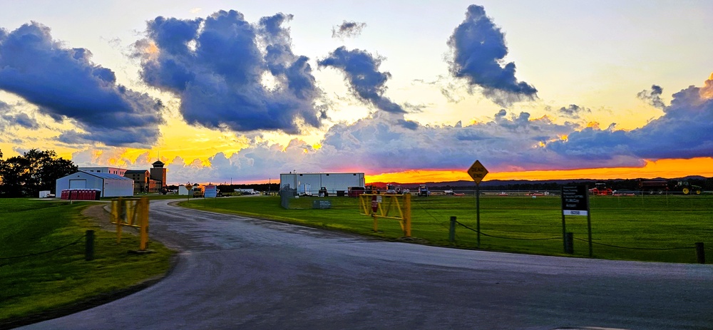 Sunset at Sparta-Fort McCoy Airport