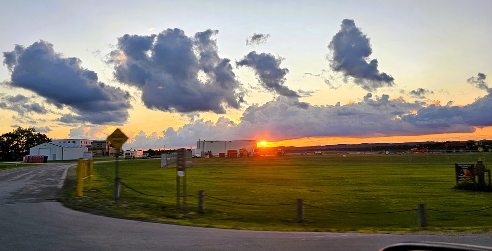 Sunset at Sparta-Fort McCoy Airport