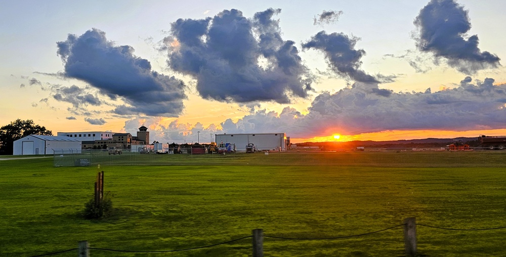 Sunset at Sparta-Fort McCoy Airport