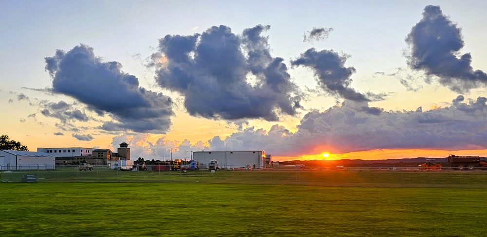 Sunset at Sparta-Fort McCoy Airport