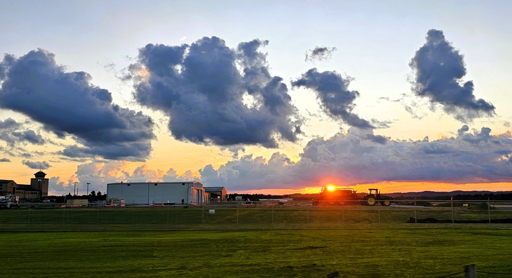Sunset at Sparta-Fort McCoy Airport