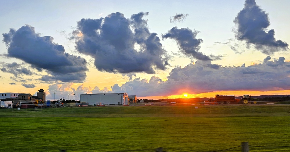 Sunset at Sparta-Fort McCoy Airport