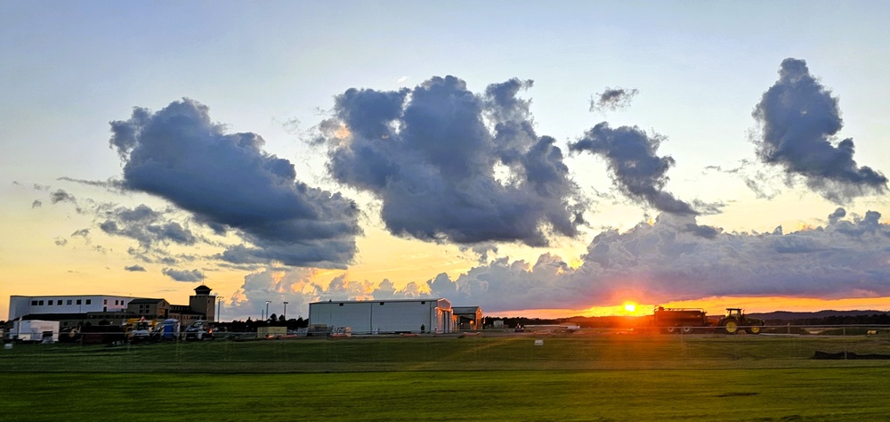Sunset at Sparta-Fort McCoy Airport