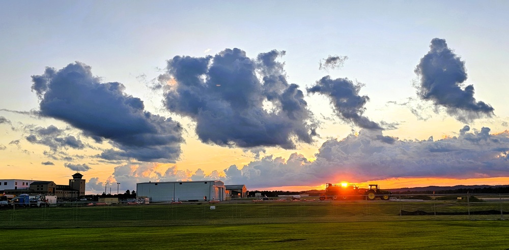 Sunset at Sparta-Fort McCoy Airport