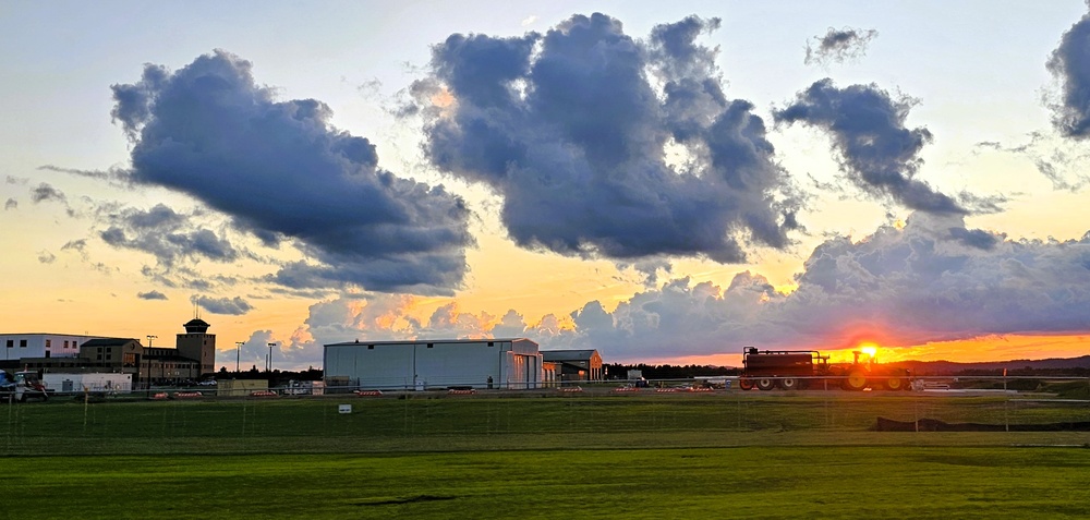 Sunset at Sparta-Fort McCoy Airport