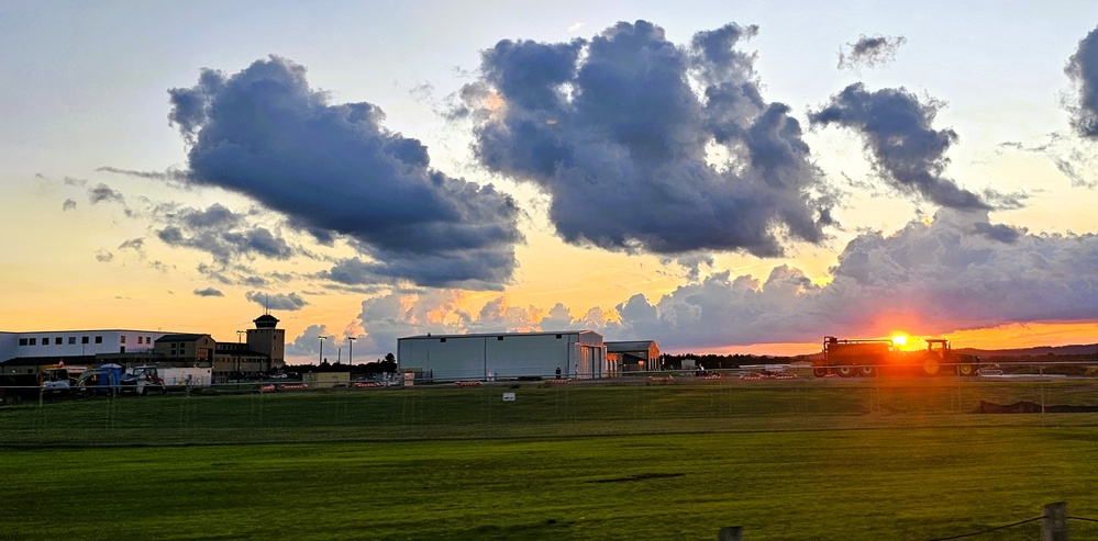 Sunset at Sparta-Fort McCoy Airport