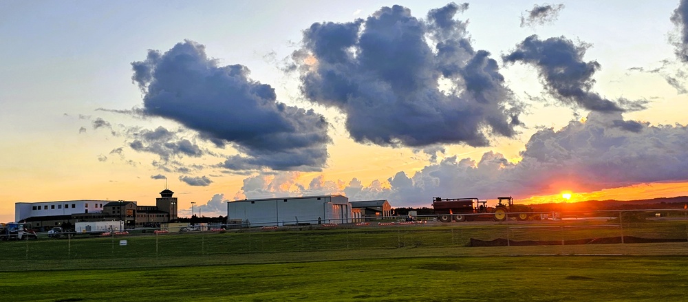 Sunset at Sparta-Fort McCoy Airport