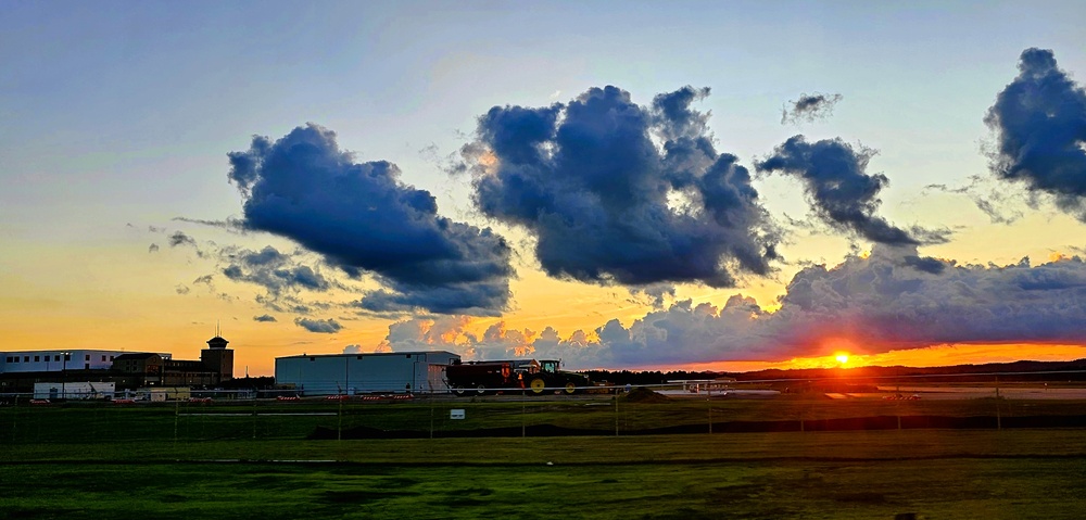 Sunset at Sparta-Fort McCoy Airport