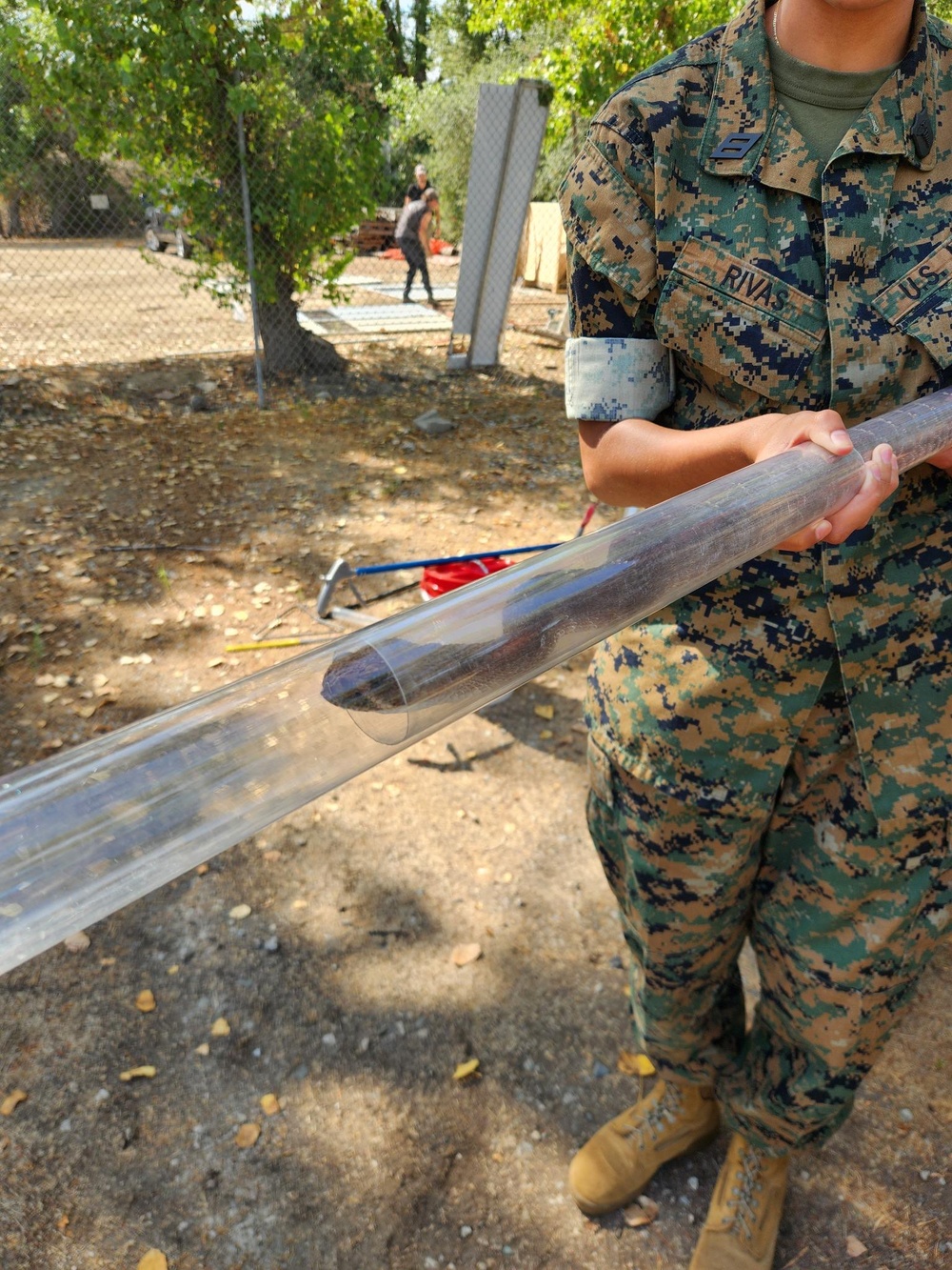 U.S. Navy Sailors participate in snake handlers course