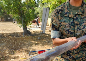 U.S. Navy Sailors participate in snake handlers course