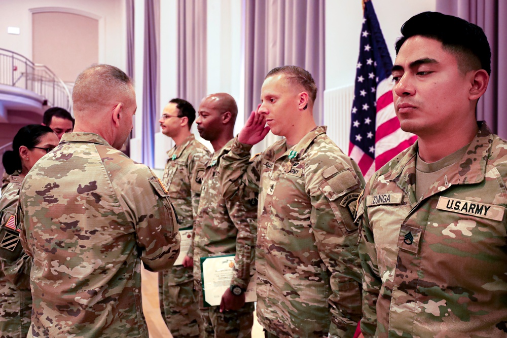 16th Sustainment Brigade Soldiers Rewarded for Excellence