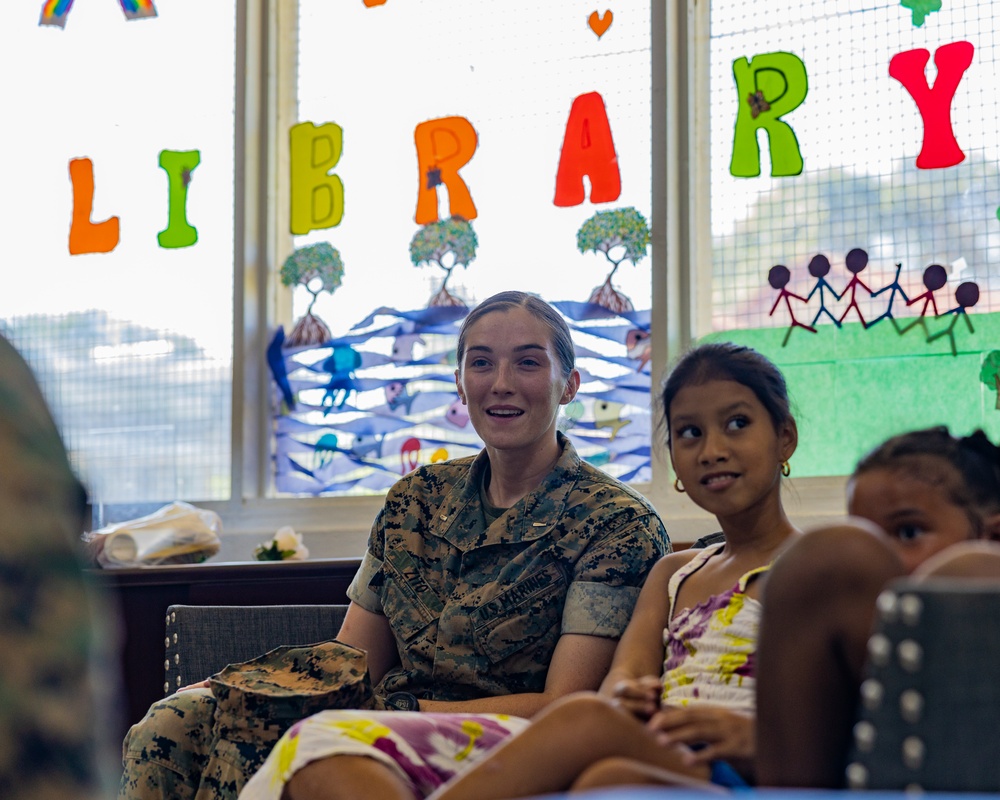 Books, Smiles, and Shared Stories: Koa Moana Marines and Sailors Spend The Day Reading and Connecting With The Young Minds of Pohnpei