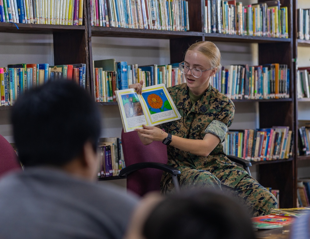 Books, Smiles, and Shared Stories: Koa Moana Marines and Sailors Spend The Day Reading and Connecting With The Young Minds of Pohnpei