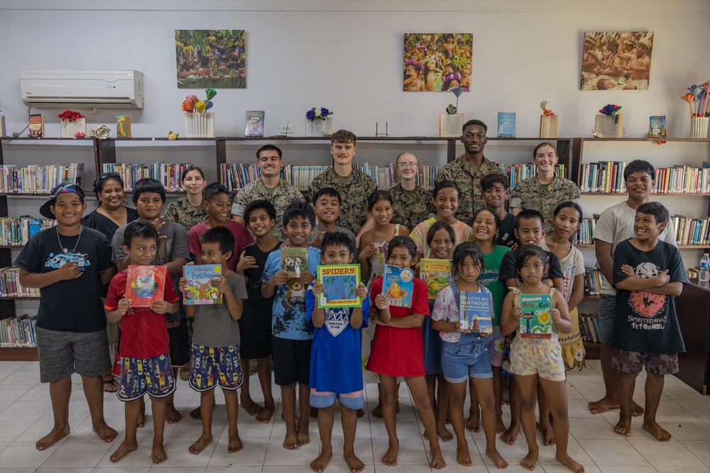 Books, Smiles, and Shared Stories: Koa Moana Marines and Sailors Spend The Day Reading and Connecting With The Young Minds of Pohnpei