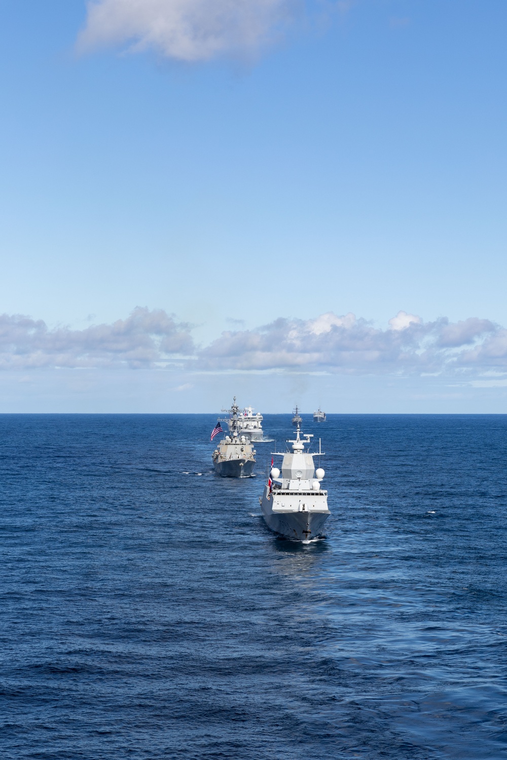 Gerald R. Ford Carrier Strike Group and Norwegian Navy Participate in Photo Exercise