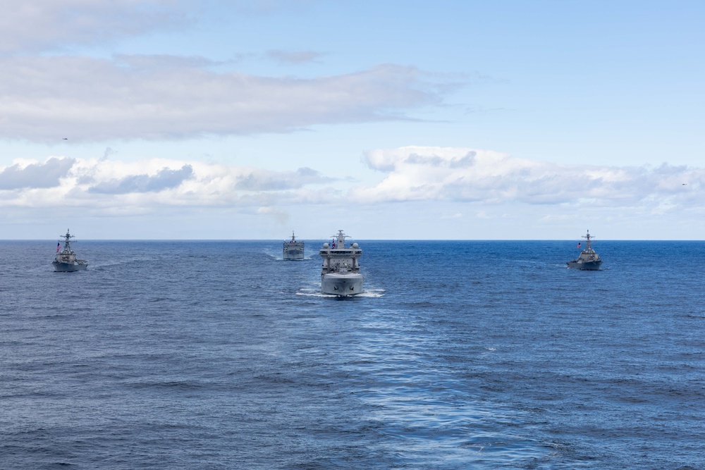 Gerald R. Ford Carrier Strike Group and Norwegian Navy Sail in North Sea