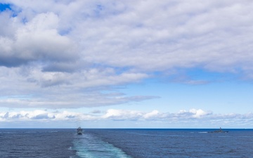 Gerald R. Ford Carrier Strike Group and Norwegian Navy Sail in North Sea