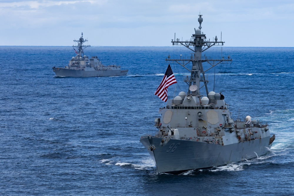 Gerald R. Ford Carrier Strike Group and Norwegian Navy Sail in North Sea