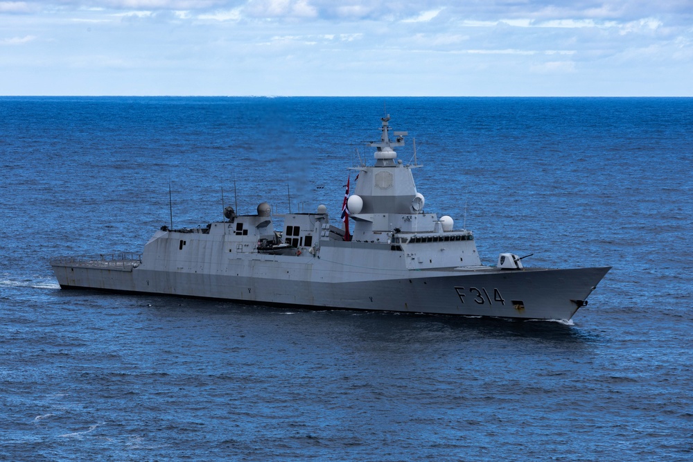 Gerald R. Ford Carrier Strike Group and Norwegian Navy Sail in North Sea