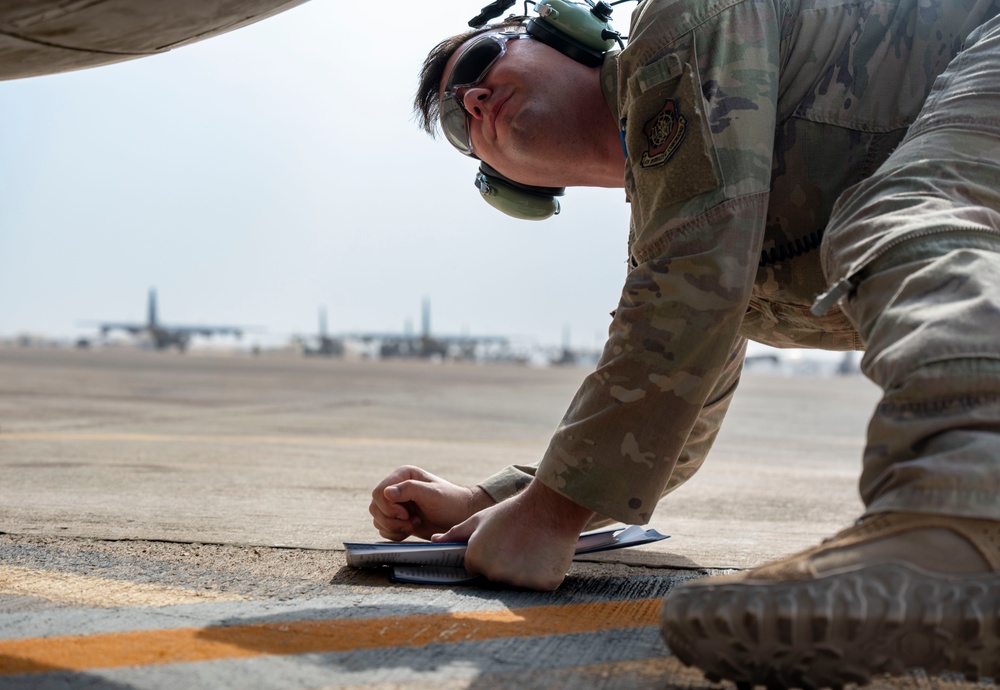 Refueling in the USCENTCOM AOR