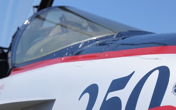 MCRC Visits Marines 250 F/A-18D Hornet at Hanscom Air Force Base