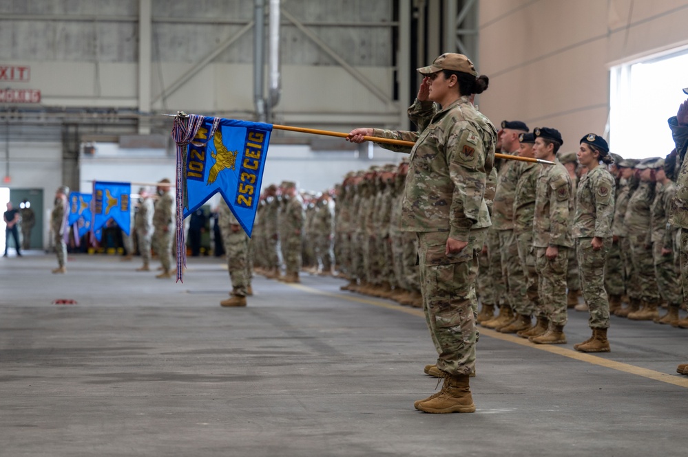 Col. Andrew St. Jean assumes command of 102nd Intelligence Wing