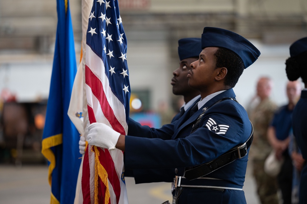 Col. Andrew St. Jean assumes command of 102nd Intelligence Wing