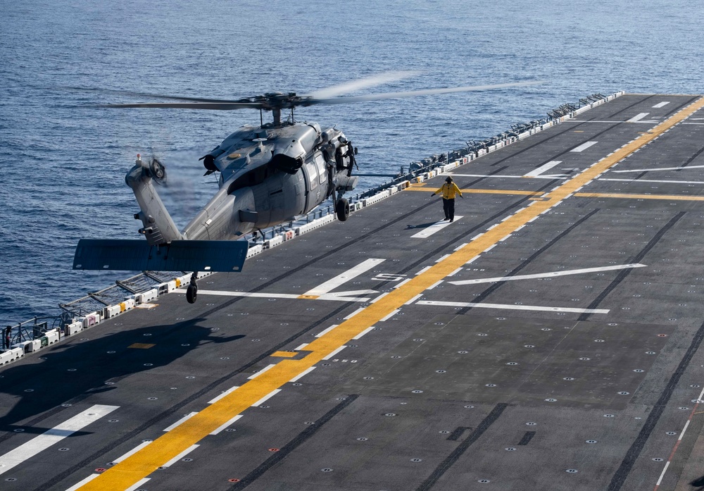 Boxer Conducts Flight Operations