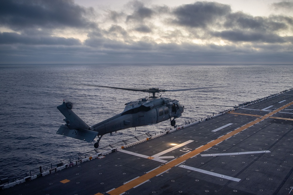 Boxer Conducts Flight Operations