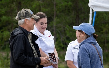 The Navy Band Country Current performs at the Lakes Bluegrass Festival