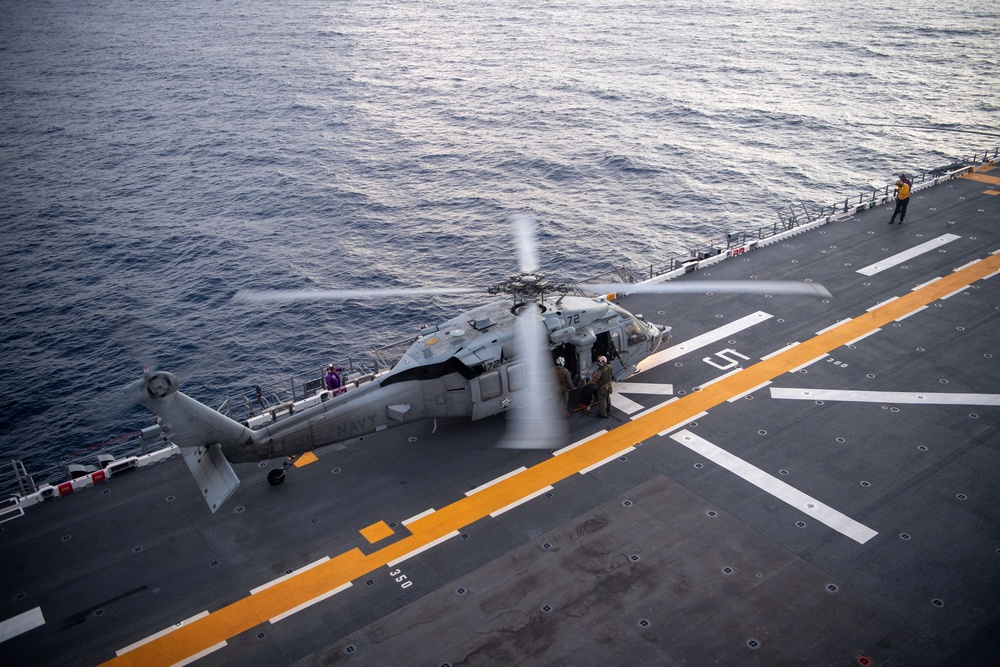 Boxer Conducts Flight Operations