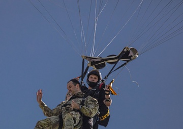 US Army Parachute Team at The Quad City Airshow