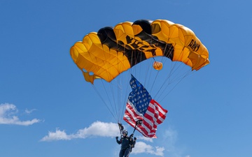 US Army Parachute Team at The Quad City Airshow