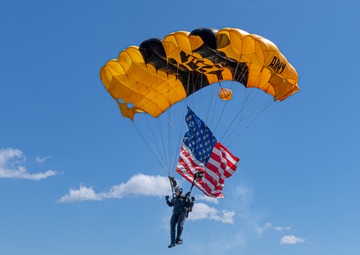 US Army Parachute Team at The Quad City Airshow