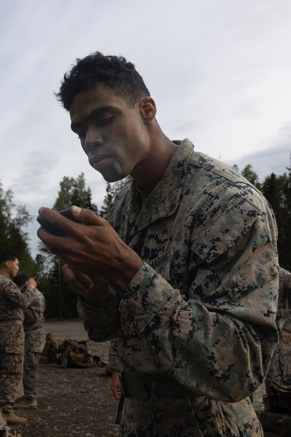 U.S. Marines Conduct Patrol Base Operations Training during AE25