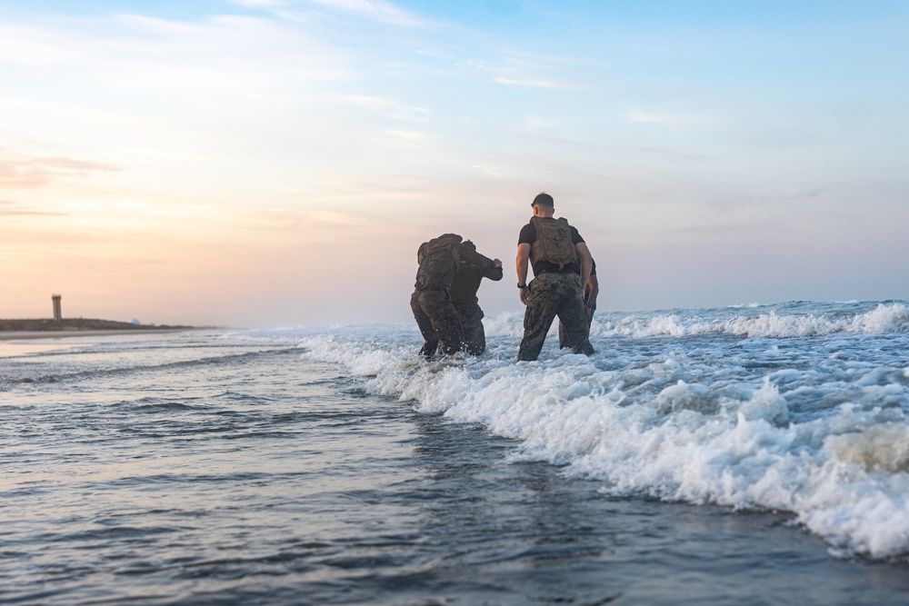 Marines with Martial Arts Instructor Course 106-25 participate in culminating event