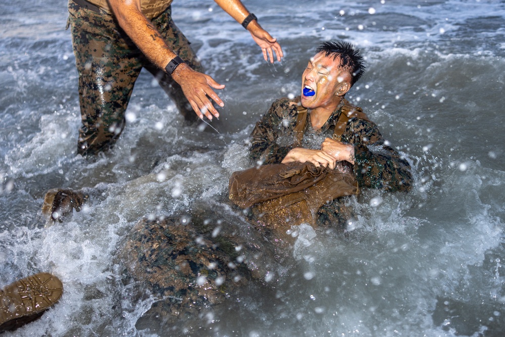 Marines with Martial Arts Instructor Course 106-25 participate in culminating event