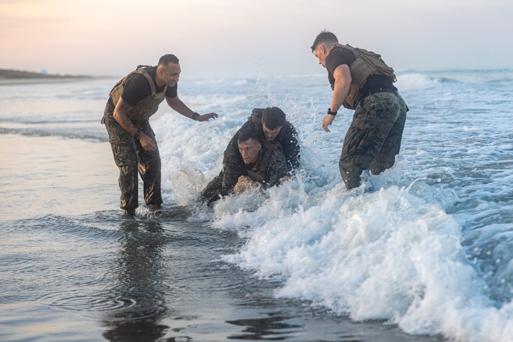 Marines with Martial Arts Instructor Course 106-25 participate in culminating event