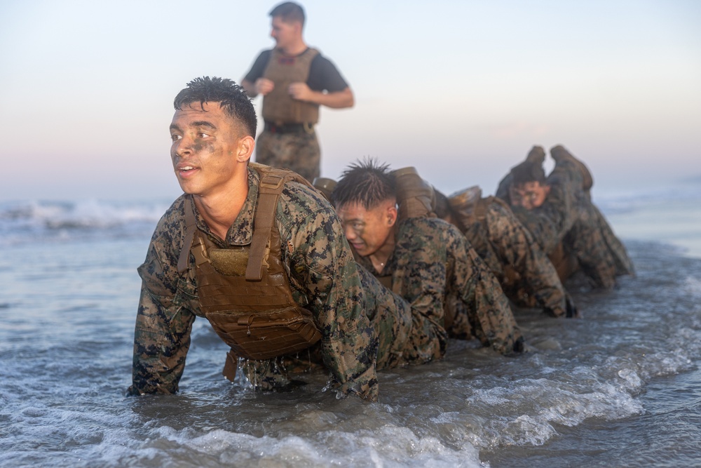 Marines with Martial Arts Instructor Course 106-25 participate in culminating event